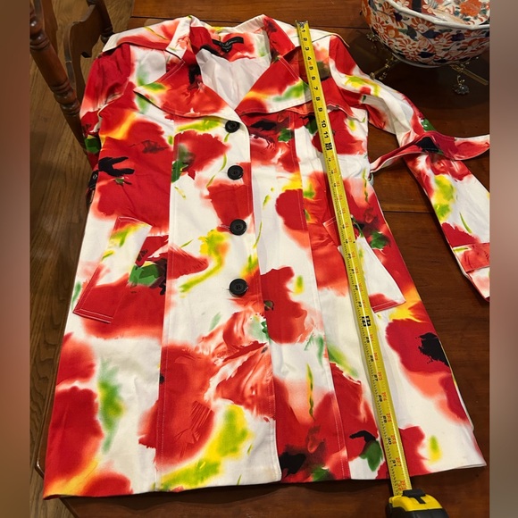 Calessa floral belted Jacket with pockets - Picture 11 of 11